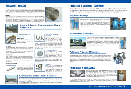 Concord Products Brochure